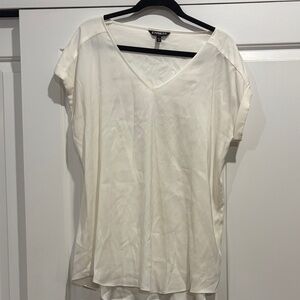 Express Women's Elegant Cream Blouse